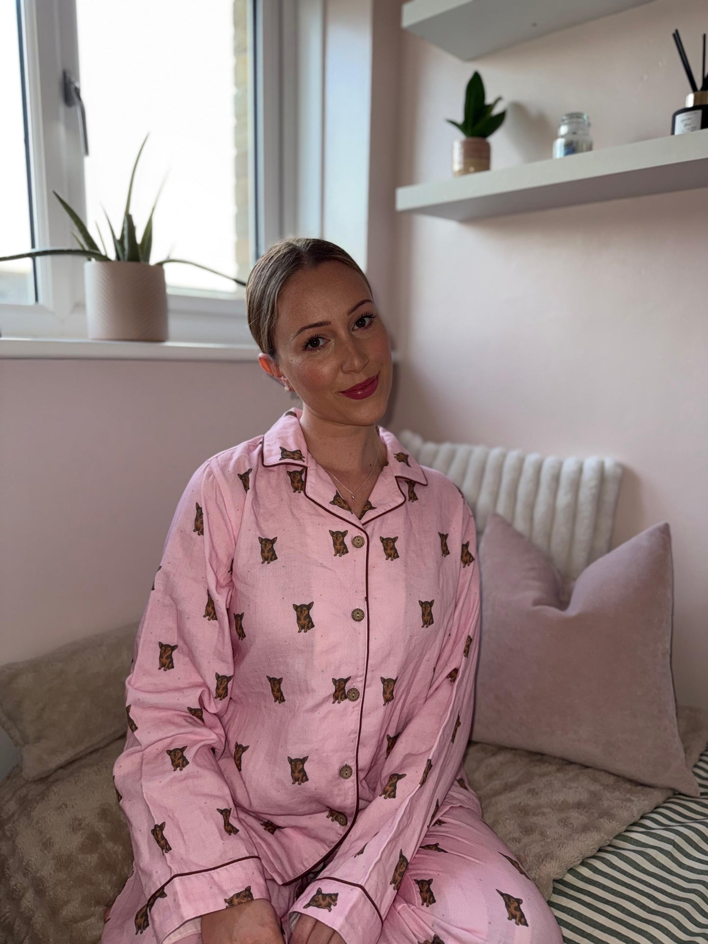 Pink Cotton Pyjamas