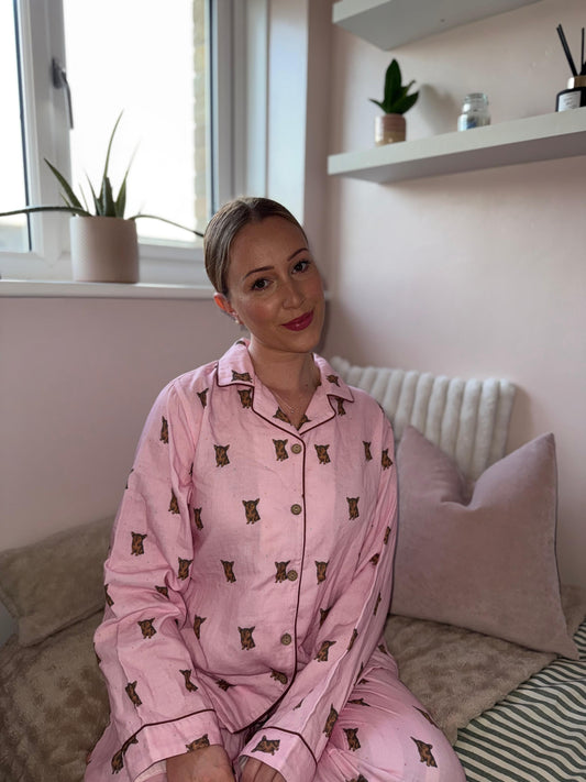 Pink Chihuahua Cotton Pyjamas