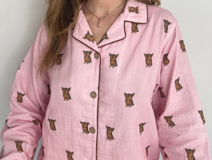 Pink Cotton Pyjamas