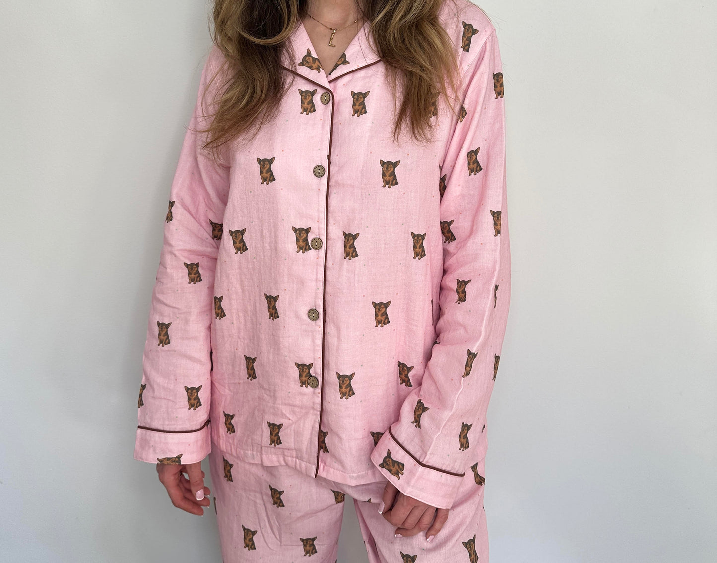 Pink Cotton Pyjamas